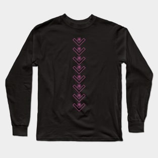 cute flower and arrow design Long Sleeve T-Shirt